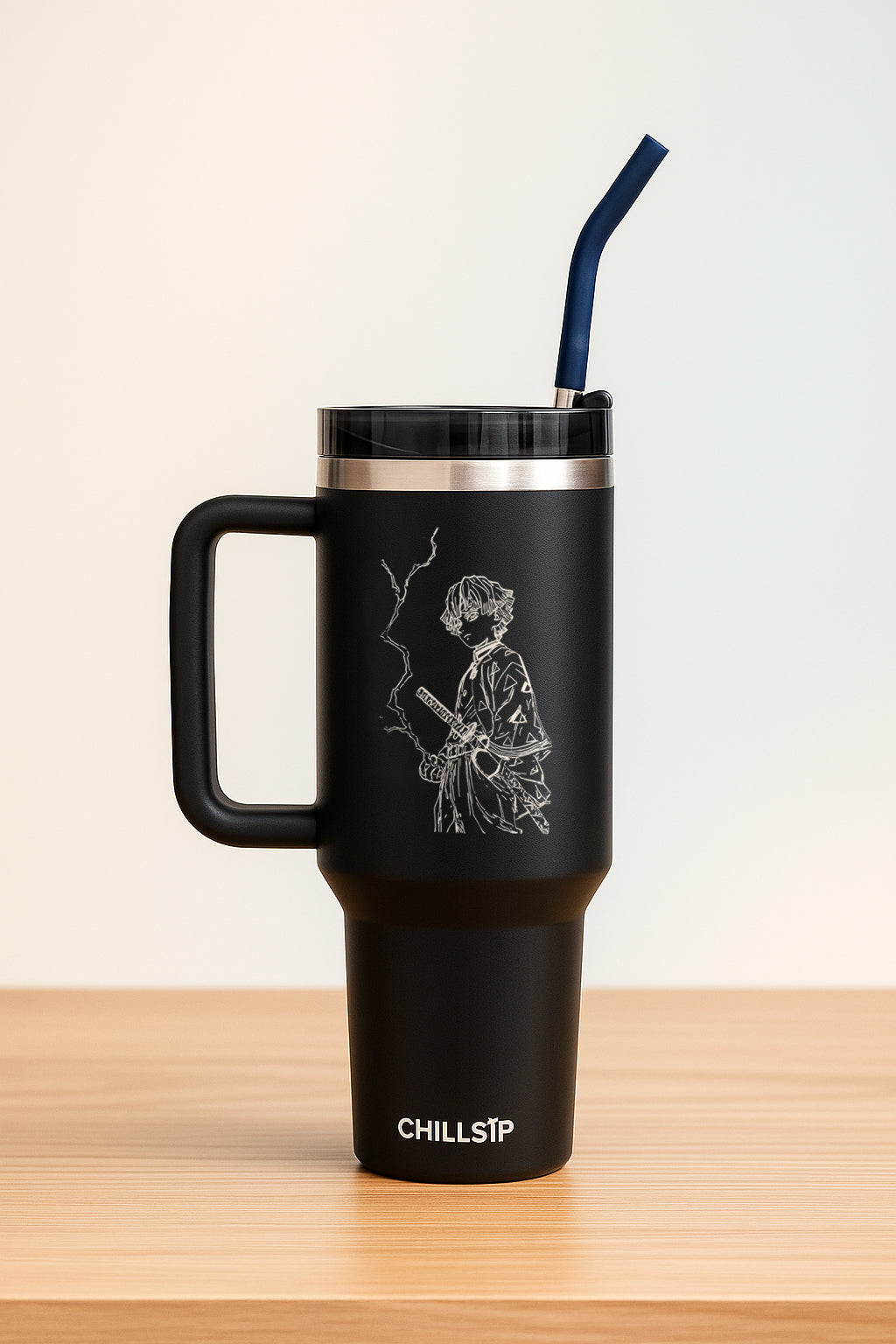 Lume 1200ml Custom Anime Engraved Tumbler with Straw & Lid – Personalized Stainless Steel Drinkware for True Fans