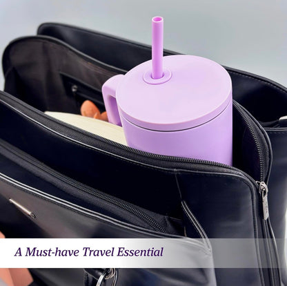 Flare 1200ml Chill-Lock Insulated Tumbler with Straw, Lid & Cute Accessories