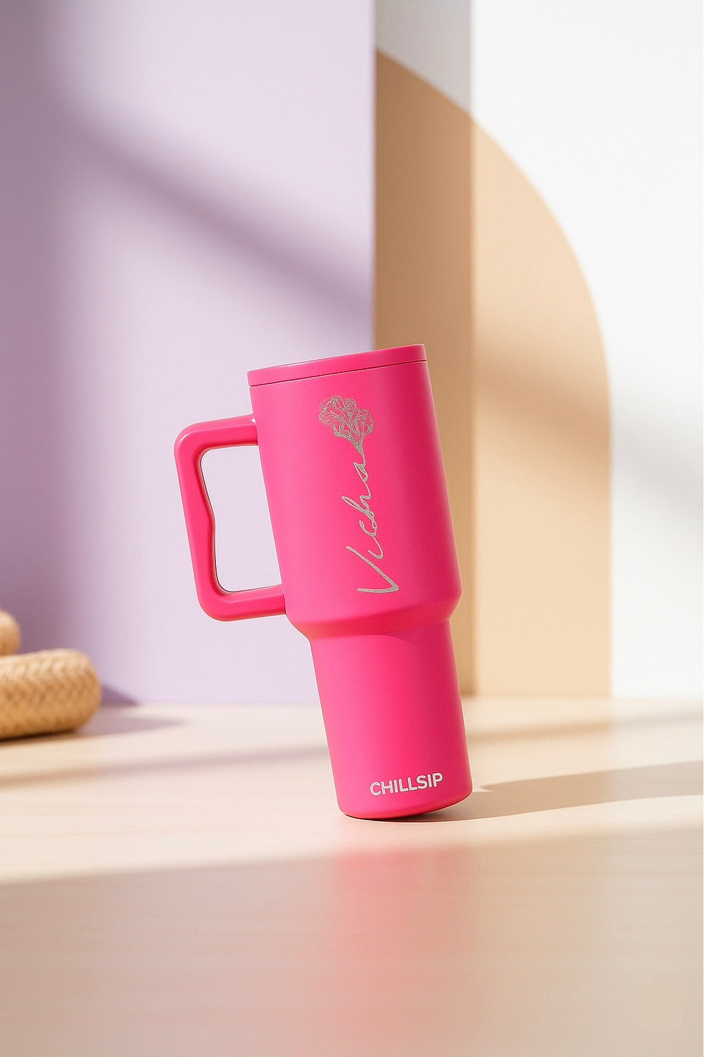 Flare 1200ml Chill-Lock Insulated Tumbler with Straw, Lid & Cute Accessories