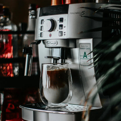 350 ml Double-Walled Glass Mug | Insulated Cup for Hot & Cold Drinks