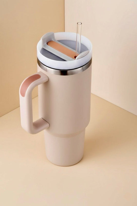 Lume 1200ml Chill-Lock Insulated Tumbler with Straw, Lid & Cute Accessories