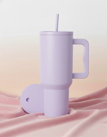 Flare 1200ml Chill-Lock Insulated Tumbler with Straw, Lid & Cute Accessories