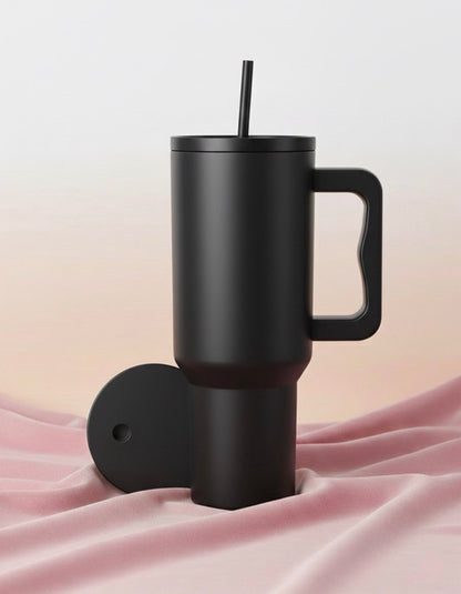 Flare 1200ml Chill-Lock Insulated Tumbler with Straw, Lid & Cute Accessories