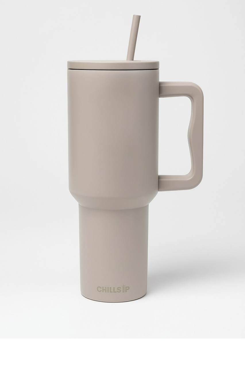 Flare 1200ml Chill-Lock Insulated Tumbler with Straw, Lid & Cute Accessories