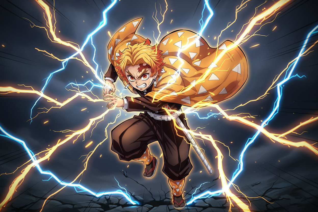 zenitsu thunder  bretrhing